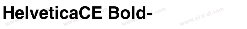 HelveticaCE Bold字体转换